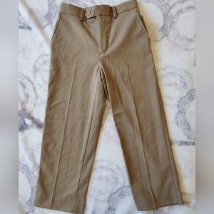 Girl's slacks in muted green